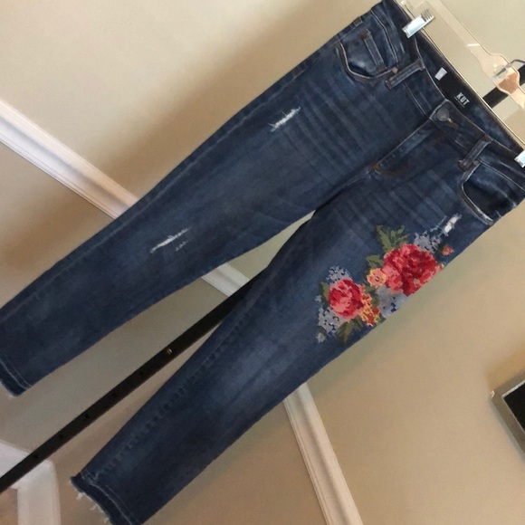Kut from the Kloth Denim - KUT from the cloth size 0 embroidered jeans